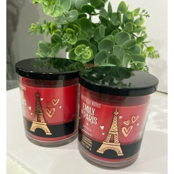 Bath & Body Works “Paris Amour” Emily In Paris Collection Candle Set of 2 - Picture 3 of 6